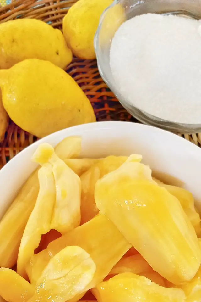 Jackfruit Jam Recipe Ingredients, Minatamis na Langka, Jackfruit Preserve, Mom Food Blog