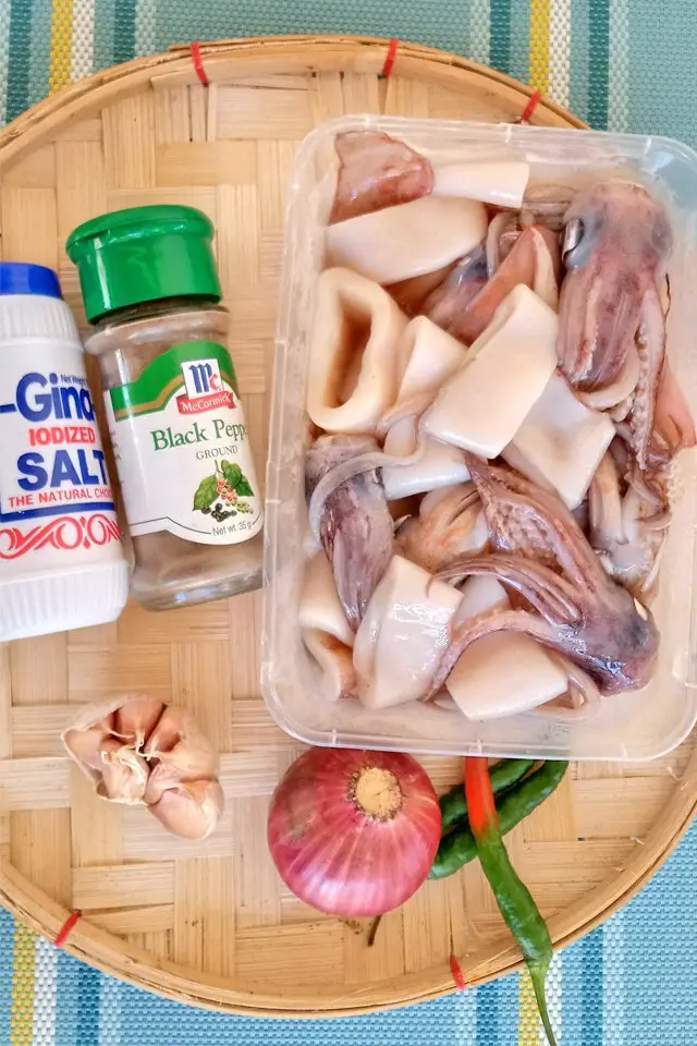 Delicious Spicy Squid Recipe Ingredients, Mom Food Blog