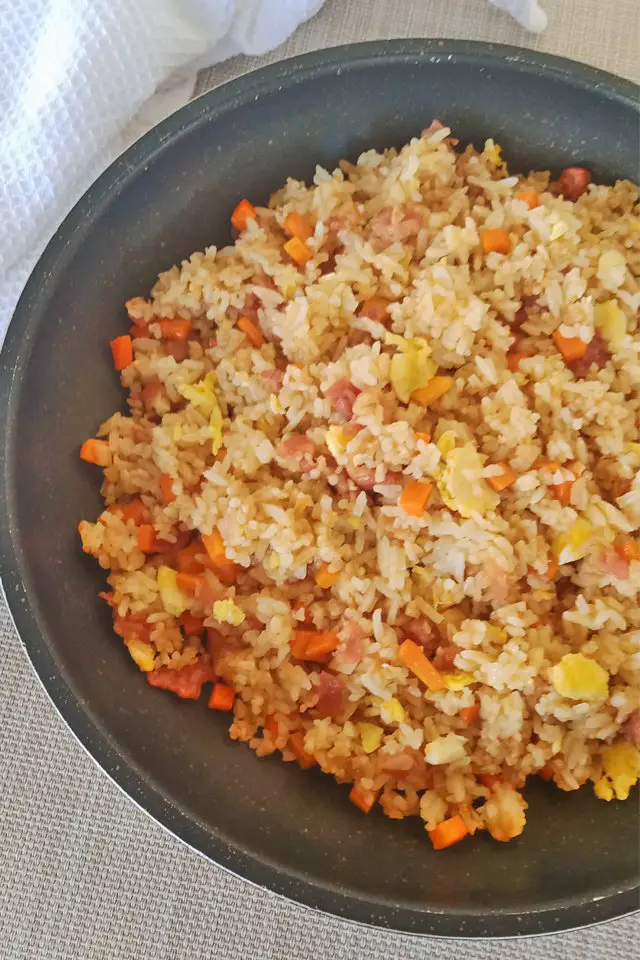 Bacon and Egg Fried Rice, Fried Rice Recipe, Mom Food Blog