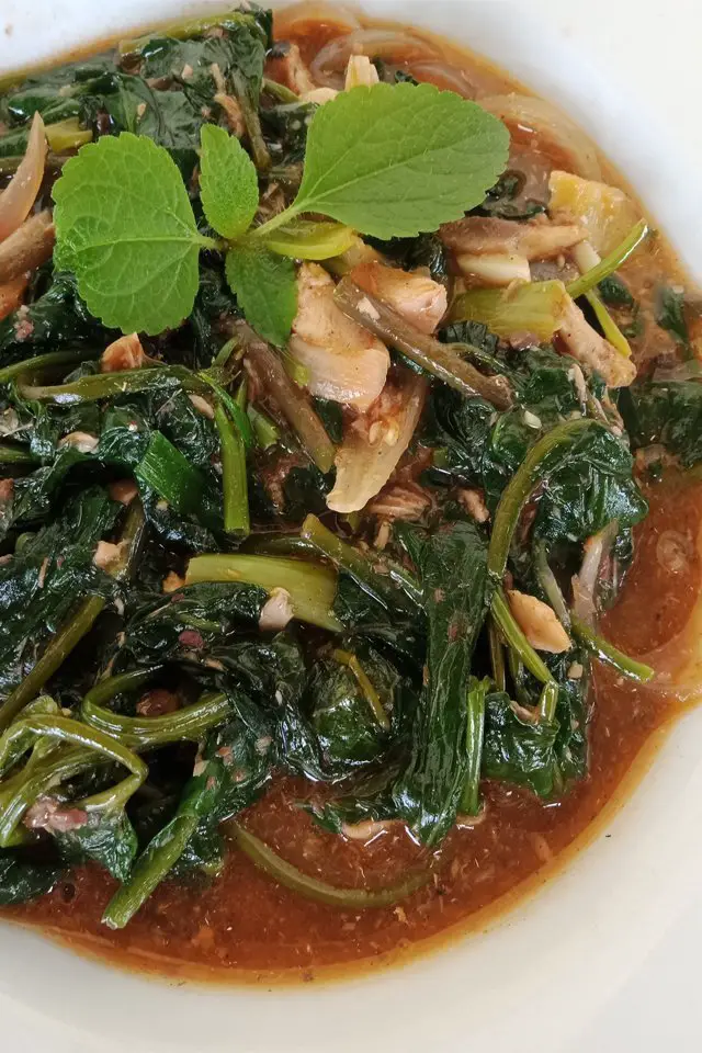 Ginisang Kangkong with Sardines Recipe, Sardinas with Kangkong, Mom Food Blog