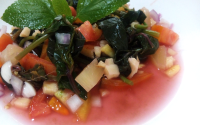 Sweet Potato Leaves (Camote Tops) Salad