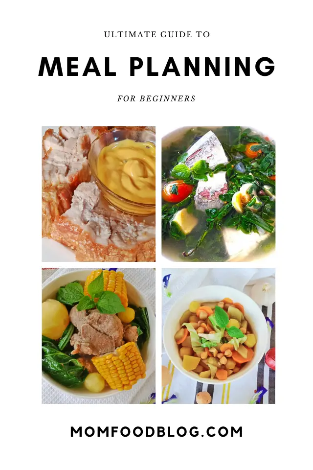 Ultimate Guide to Meal Planning for Beginners, Mom Food Blog, Meal Planning