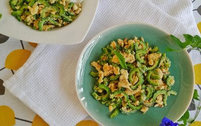 Ginisang Ampalaya with Egg (Stir-fry Bitter Melon with Egg)