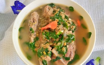 Mung Bean Soup with Pork (Ginisang Munggo)