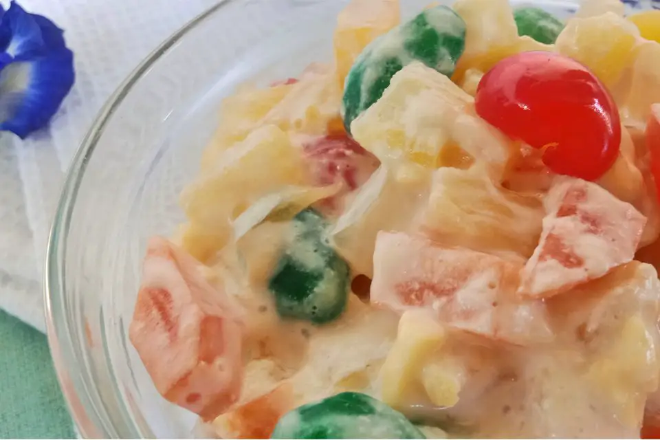 Filipino Style Fruit Salad, Mom Food Blog, Fruit Salad Recipe