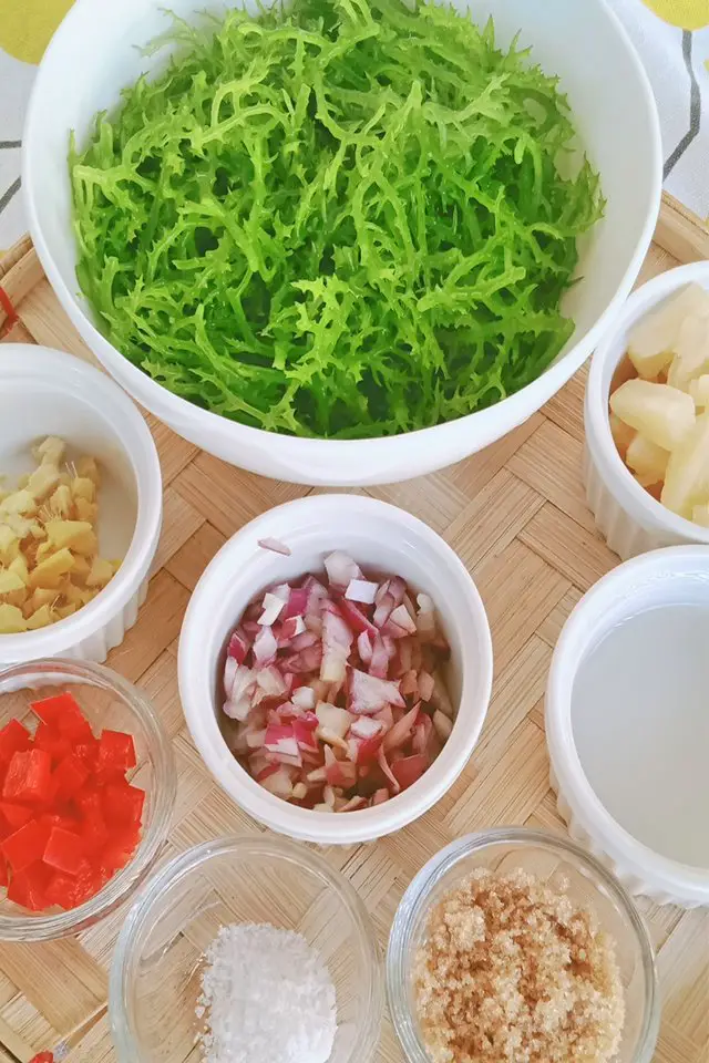 Seaweed Salad Ingredients, Ensaladang Guso, Kinilaw na Guso Ingredients, Mom Food Blog
