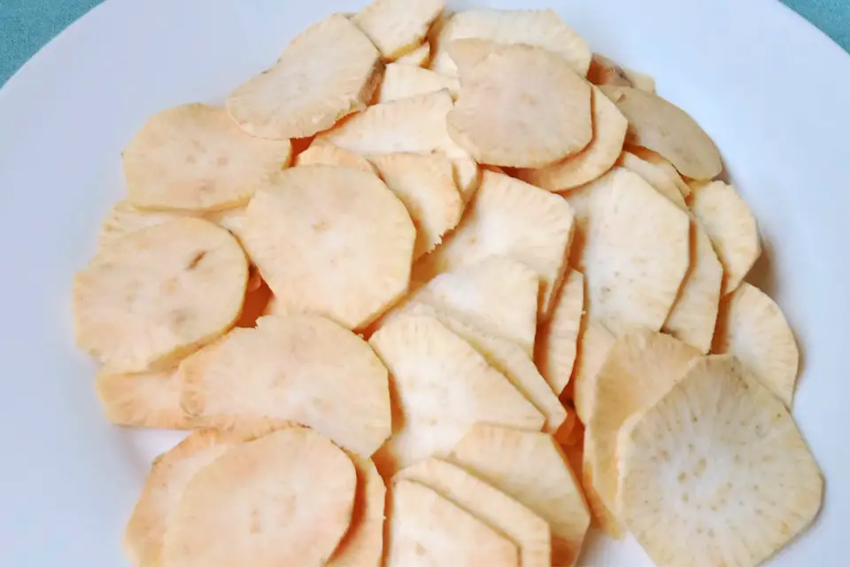 Thinly Sliced Sweet Potatoes, Mom Food Blog
