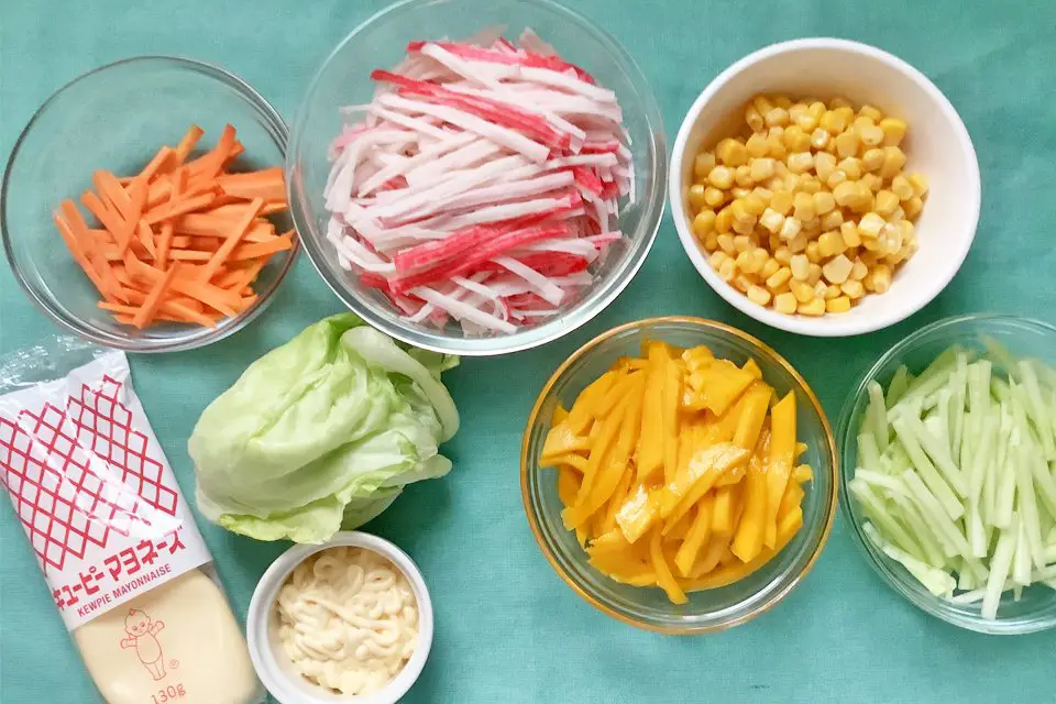 Kani Salad Ingredients, Mom Food Blog