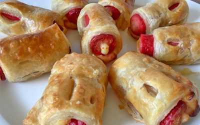 Pigs in a Blanket Air Fryer with Cheese
